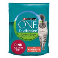 2 x 1,4 kg Purina ONE Dual Nature za výhodnú cenu! - Sterilized hovädzie so spirulinou