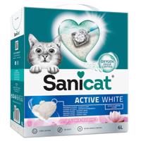 6 l Sanicat podstielka za výhodnú cenu! - Active White Lotus Flower