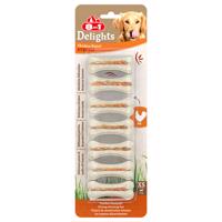 8in1 Delights Strong žuvacia kosť - výhodné balenie: XS, 3 x 140 g (21 kusov)