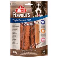 8in1 Triple Flavour Ribs žuvacie tyčinky - 3 x 6 ks