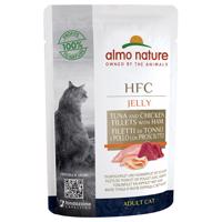 Almo Nature HFC Jelly kapsičky 6 x 55 g - tuniak, kuracie a šunka