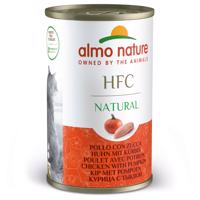 Almo Nature HFC Natural 12 x 140 g - Kura s tekvicou