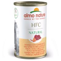 Almo Nature HFC Natural 12 x 140 g - Tuniak & krevety