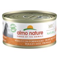 Almo Nature HFC Natural 6 x 70 g - 5 + 1 zdarma - kuracie so syrom