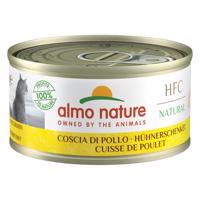 Almo Nature HFC Natural 6 x 70 g - 5 + 1 zdarma - kuracie stehienka