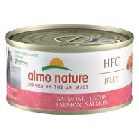 Almo Nature HFC Natural 6 x 70 g - 5 + 1 zdarma - losos v želé