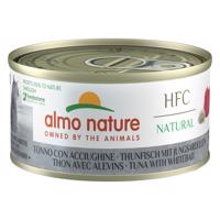 Almo Nature HFC Natural 6 x 70 g - 5 + 1 zdarma - tuniak a mladé sardinky