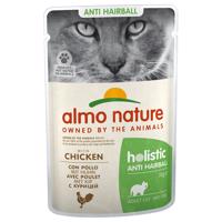 Almo Nature Holistic Anti Hairball - 12 x 70 g s kuracím