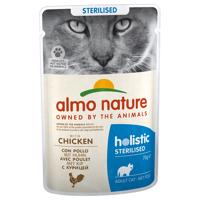 Almo Nature Holistic Sterilised - 12 x 70 g s kuraťom