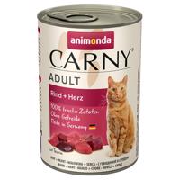 Animonda Carny Adult 6 x 400 g - Čisté hovädzie