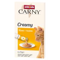 Animonda Carny Adult Creamy - výhodné balenie: 24 x 15 g kuracie + taurín