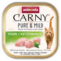 Animonda Carny Adult Pure & Mild 32 x 100 g - kuracie + mačacia mäta