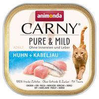 Animonda Carny Adult Pure & Mild 32 x 100 g - kuracie + treska