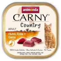 animonda Carny Country Adult 32 x 100 g - kuracie, kačacie a husacie mäso