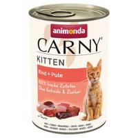 animonda Carny Kitten 12 x 400 g - hovädzie a morčacie