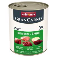 animonda GranCarno Original 6 x 800 g - jelenie s jablkami