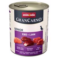 Animonda GranCarno Original Senior 6 x 800 g - hovädzie a jahňacie