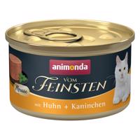 Animonda Vom Feinsten Adult 12 x 85 g - kuracie a králičie mäso