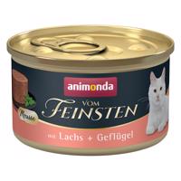 Animonda Vom Feinsten Adult 12 x 85 g - losos a hydina