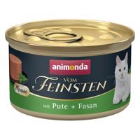 Animonda Vom Feinsten Adult 12 x 85 g - morčacie a bažantie mäso