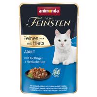 animonda Vom Feinsten Adult 18 x 85 g - s hydinovým + filety z tresky