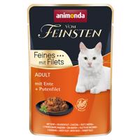 animonda Vom Feinsten Adult 18 x 85 g - s kačacím + morčacie filety