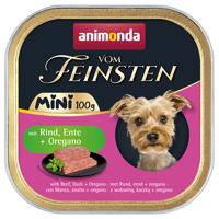 Animonda vom Feinsten Adult Mini 32 x 100 g - s hovädzím, kačacím a oreganom