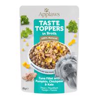 Applaws Taste Toppers Pouch in Broth 12 x 85 g - tuniak s tekvicou, kelom a cícerom