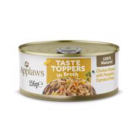 Applaws Taste Toppers vo vývare 6 x 156 g - kuracie so zeleninou