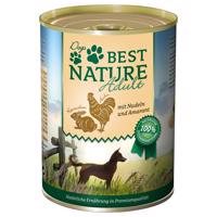 Best Nature Dog Adult 6 × 400 g - králičie, kuracie a cestoviny