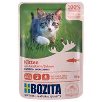 Bozita Morsels in Sauce Kitten 12 x 85 g - Losos