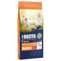 Bozita Original Adult Sensitive Skin & Coat s lososom a ryžou - bez pšenice - 12 kg