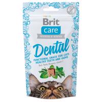 Brit Care Dental maškrty pre mačky - 3 x 50 g