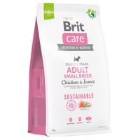 Brit Care Dog Sustainable Adult Small Breed Chicken & Insect - výhodné balenie: 2 x 7 kg