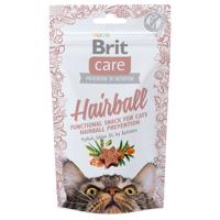 Brit Care Hairball maškrty pre mačky - 3 x 50 g