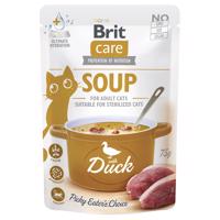 Brit Care Soup for Cats 15 x 75 g - kačacie