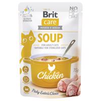 Brit Care Soup for Cats 15 x 75 g - kuracie