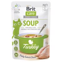 Brit Care Soup for Cats 15 x 75 g - morčacie