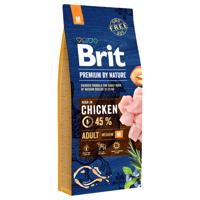 Brit Premium by Nature Adult Medium Breed kuracie - 15 kg