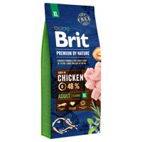 Brit Premium by Nature Adult XL kuracie - 15 kg