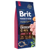 Brit Premium by Nature Junior Large Breed kuracie - 15 kg