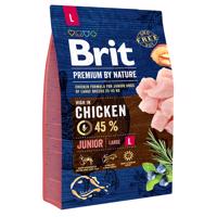 Brit Premium by Nature Junior Large Breed kuracie - 3 kg