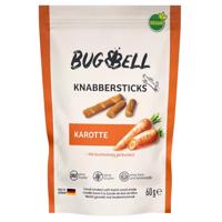 BugBell žuvacie tyčinky s mrkvou - Výhodné balenie: 4 x 60 g