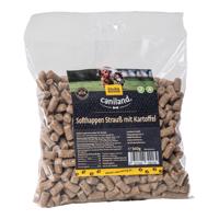 Caniland Soft pštrosie kúsky bez obilnín - výhodné balenie: 2 x 540 g