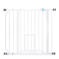 Carlson Pet Gate zábrana s dvierkami pre mačky - výška 76,2 cm, šírka 73,66 až 92,71 cm