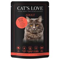 Cat's Love 12 x 85 g - hovädzie