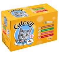 Catessy kúsky v želé - 12 x 100 g (4 druhy)