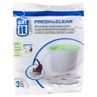 Catit Design Fresh & Clean fontánka 2l - náhradný filter s dvojakou funkciou (3 ks)