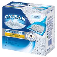 Catsan Active Fresh hrudkujúca podstielka . 2 x 8 l