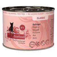 catz finefood konzervy 6 x 200 g - Hydinové